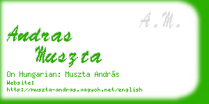 andras muszta business card
