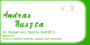 andras muszta business card